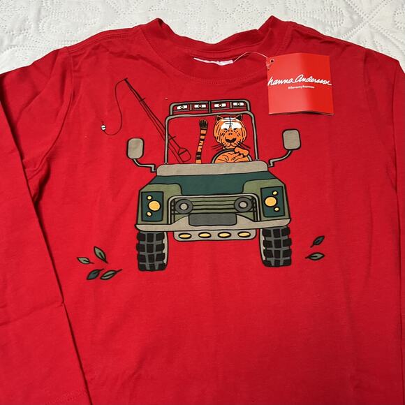 NWT Hanna Andersson Graphic Tee Size 5 - Picture 3 of 5